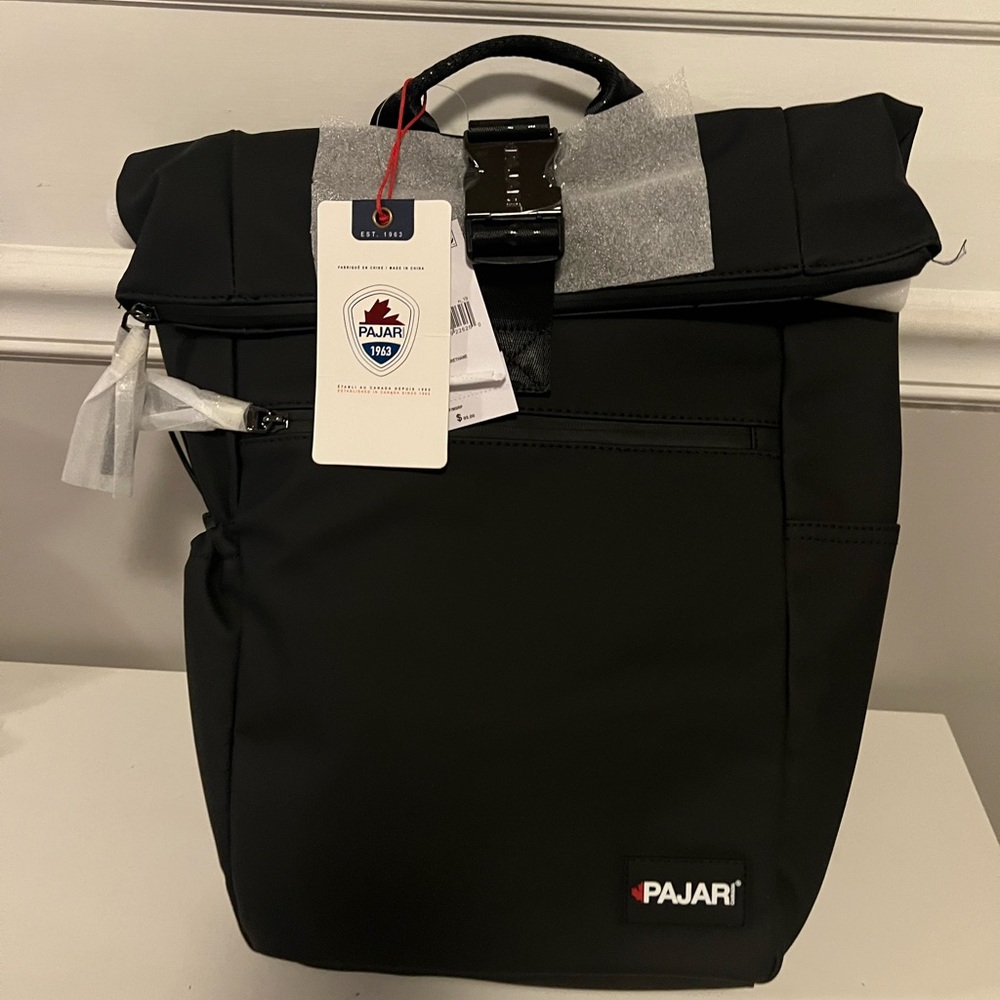 Pajar black backpack NWT